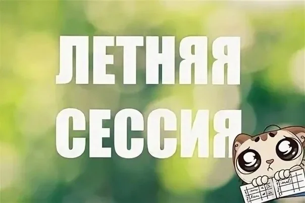 Летняя сессия