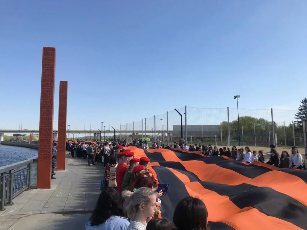 Участие студентов нашего колледжа во Всероссийской акции Георгиевская лента