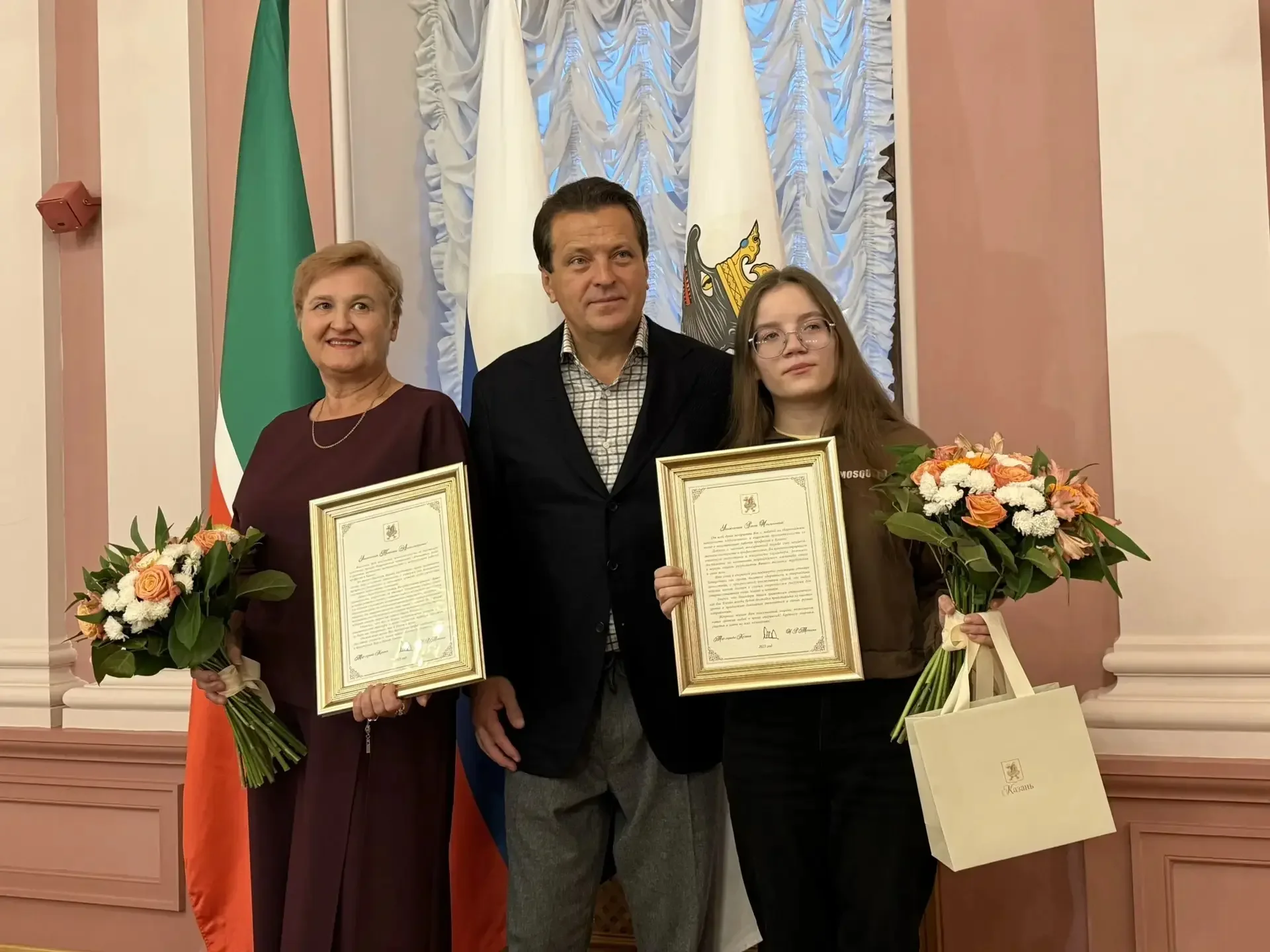 Встреча победителей Национального чемпионата "Абилимпикс" с мером города И. Р. Метшиным