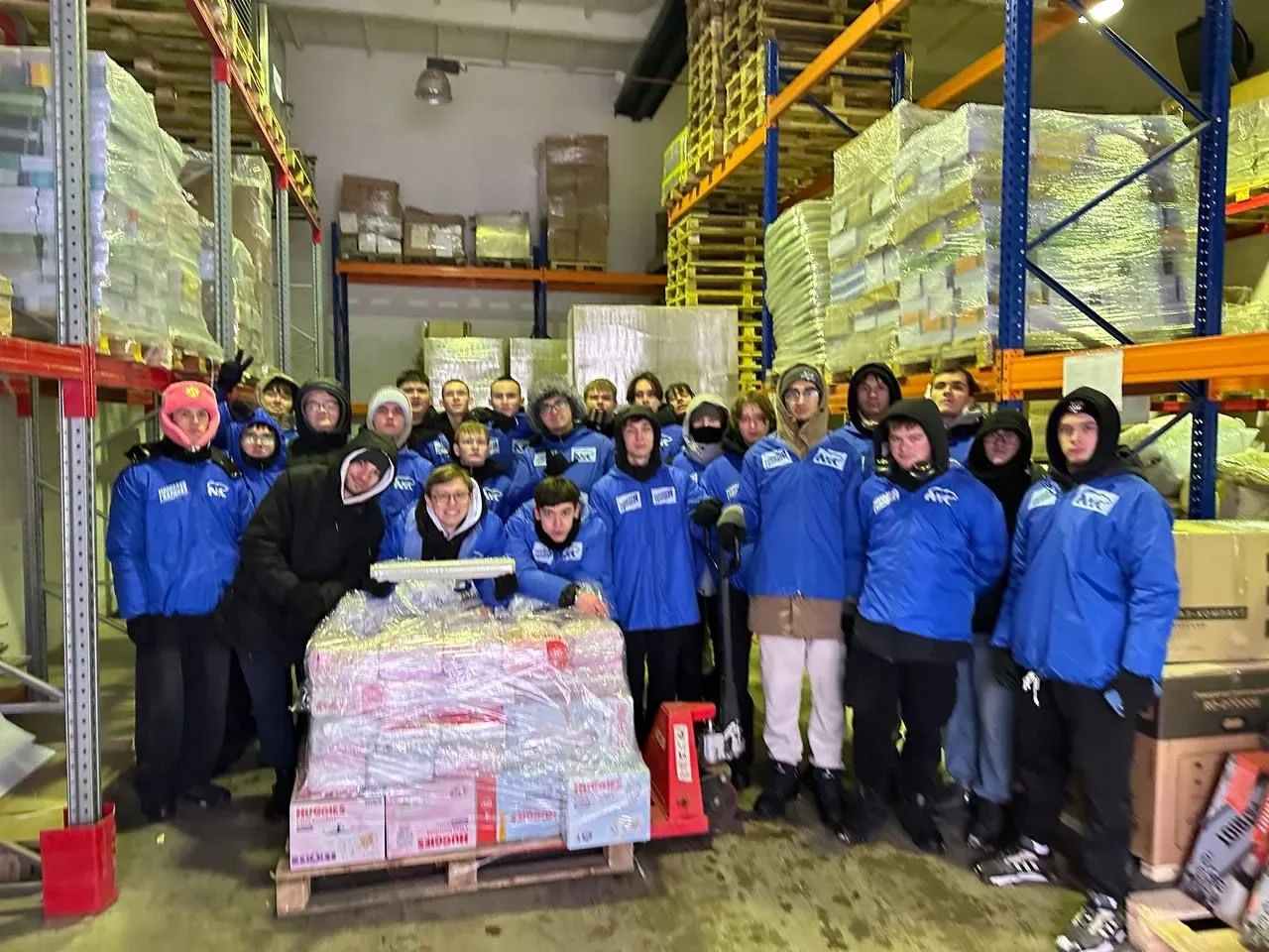 Отправка гуманитарной помощи