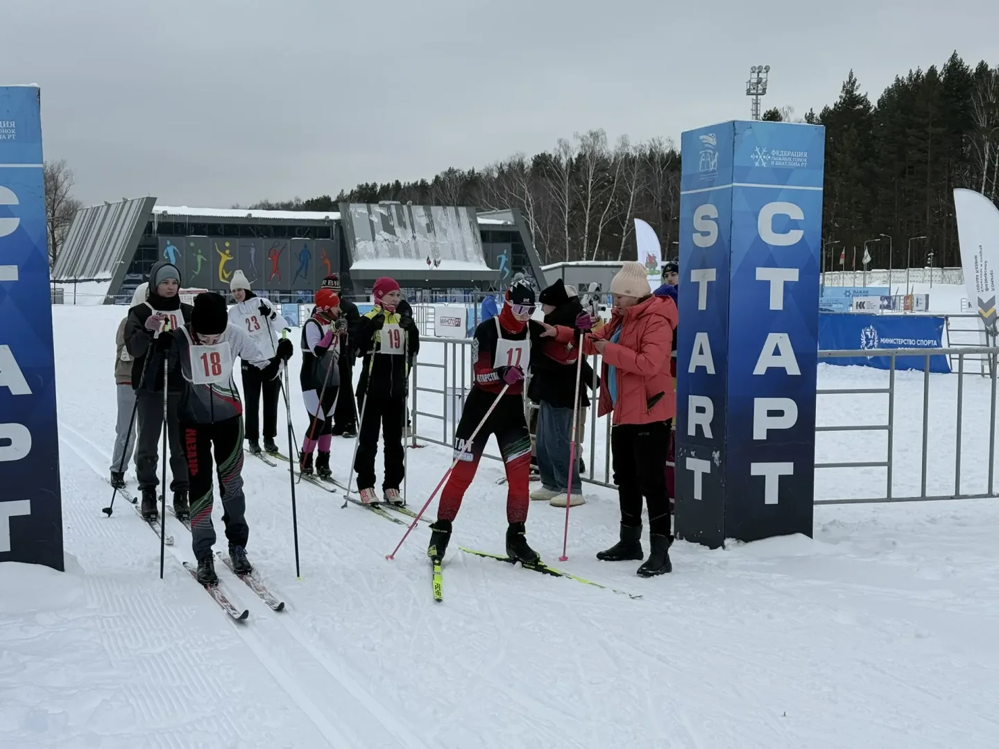 Победа в зональном этапе Республиканской Спартакиаде ПОО по лыжам